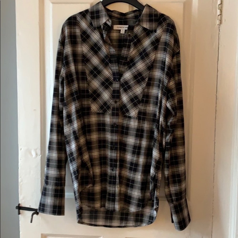 Elizabeth and James  Plaid Blouse
